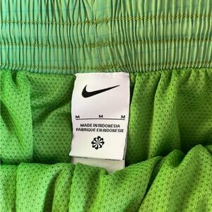 Nike Lime Green Sports Shorts